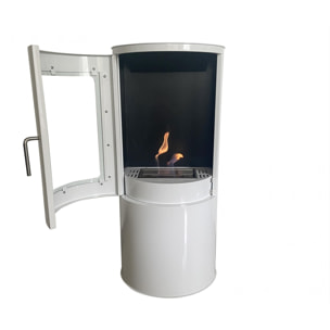 Estufa de etanol en acero puerta de cristal templado BESTFIRE COMPACT W PURLINE 3000 W