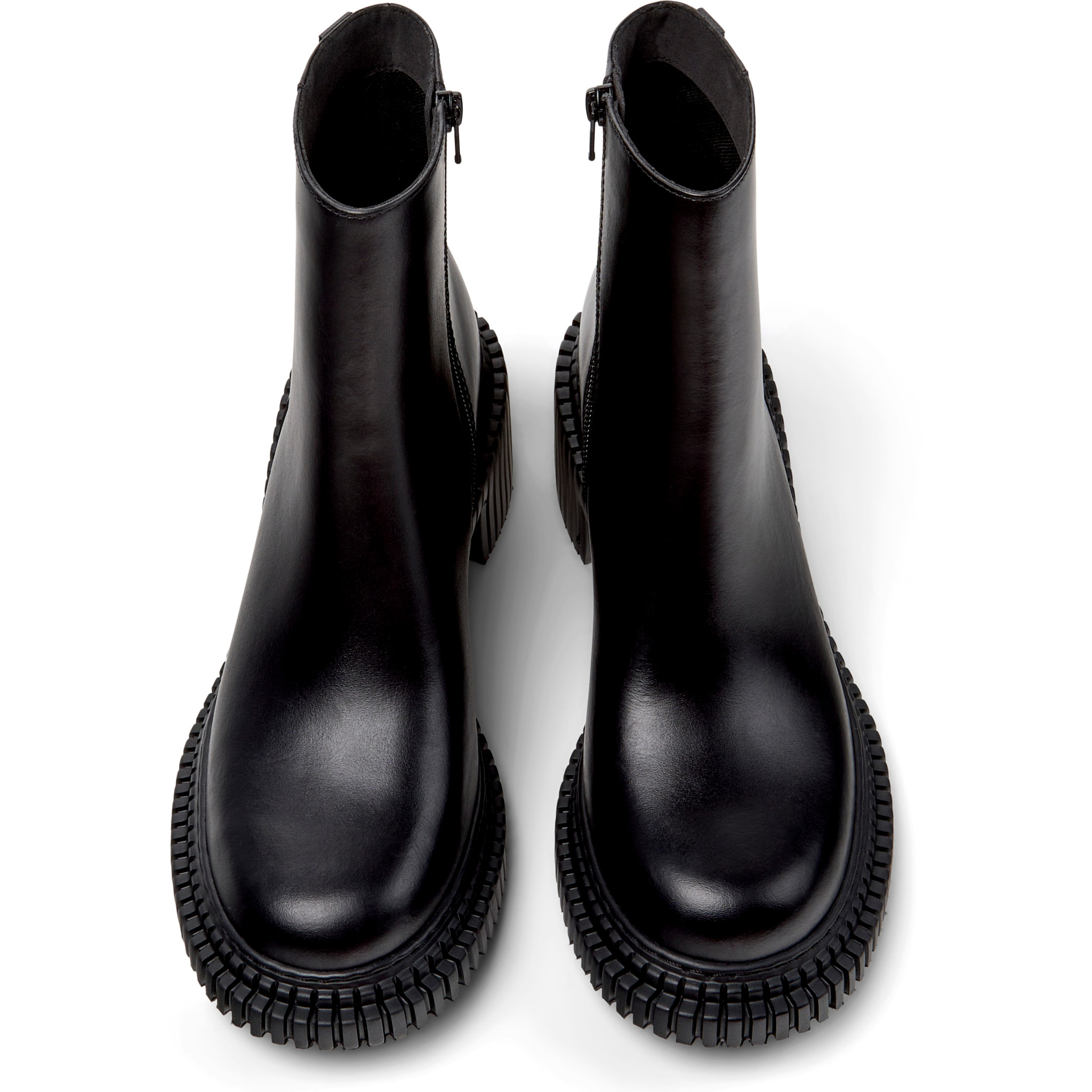 Botines - CAMPER Pix London - Negro - Cuero liso