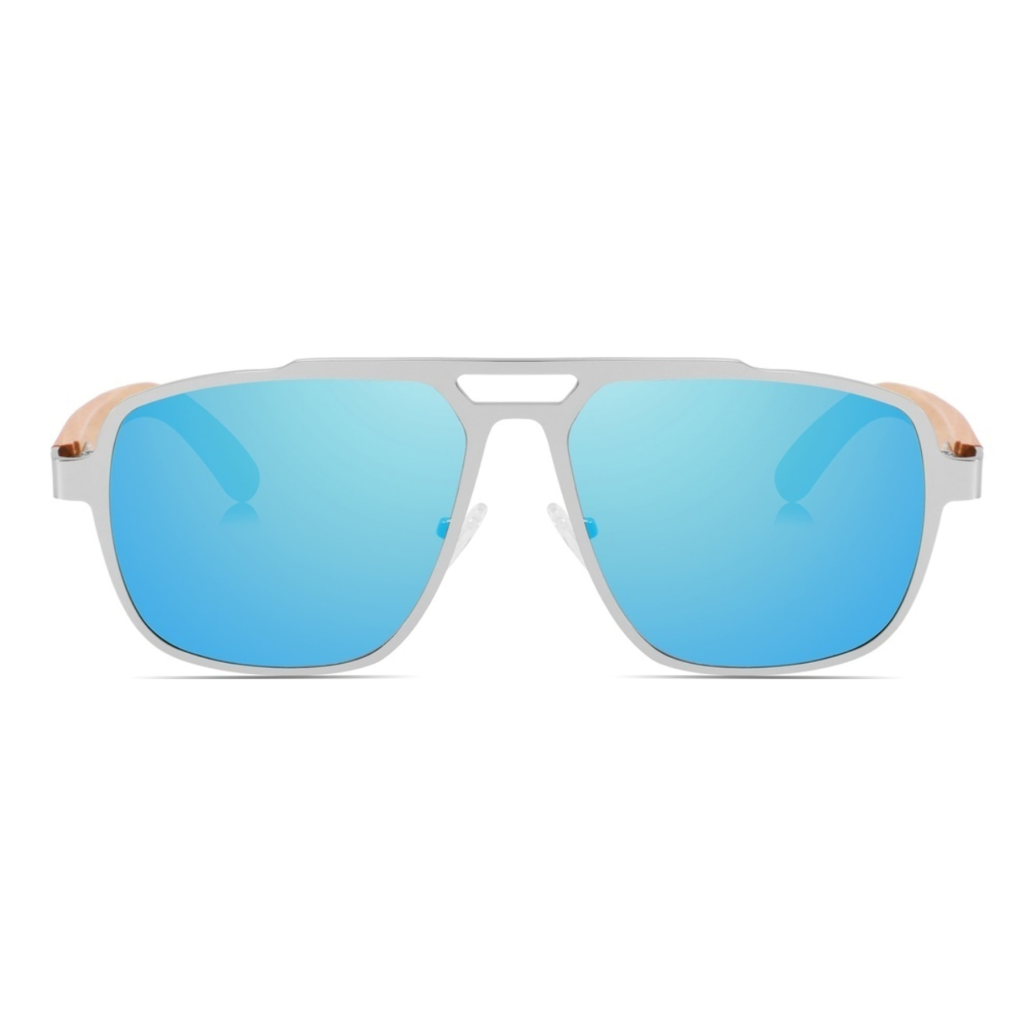 Gafas de Sol Feler 1517M-4 Polarizadas de Madera Unisex 55 mm