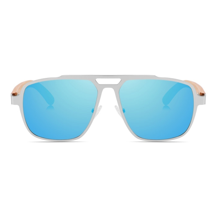 Gafas de Sol Feler 1517M-4 Polarizadas de Madera Unisex 55 mm