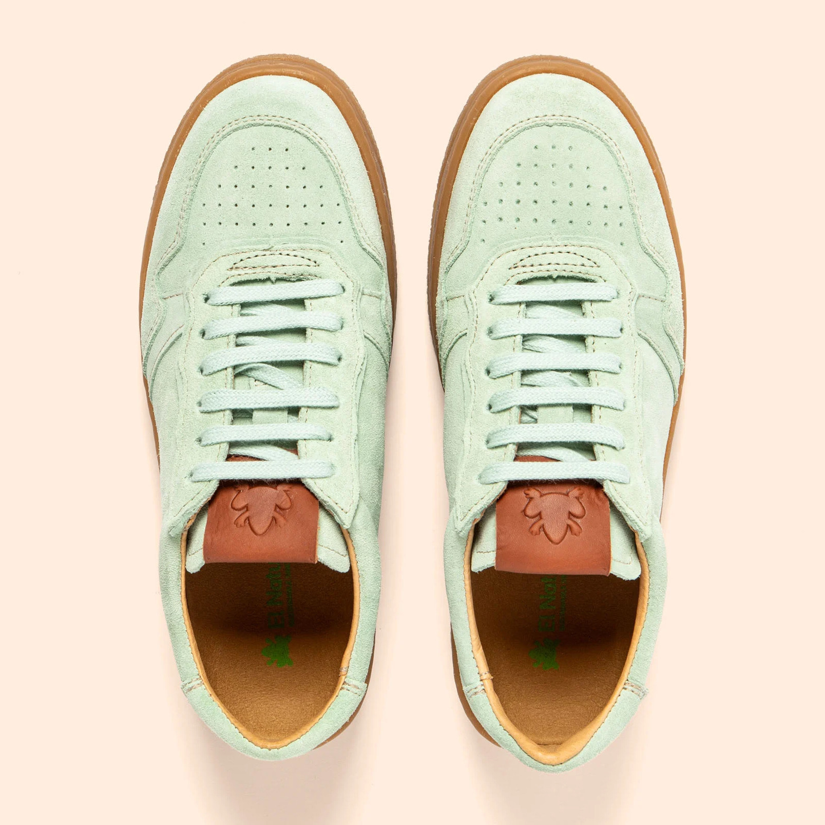 Zapatillas N5844S SILK SUEDE MENTA/ GEO color Menta