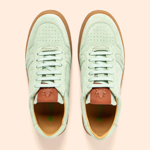 Zapatillas N5844S SILK SUEDE MENTA/ GEO color Menta
