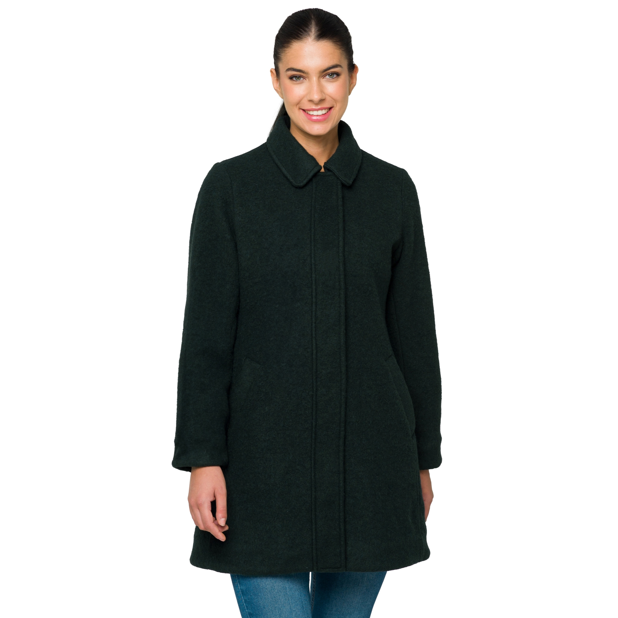 Cappotto Hot Buttered termico Akita verde scuro