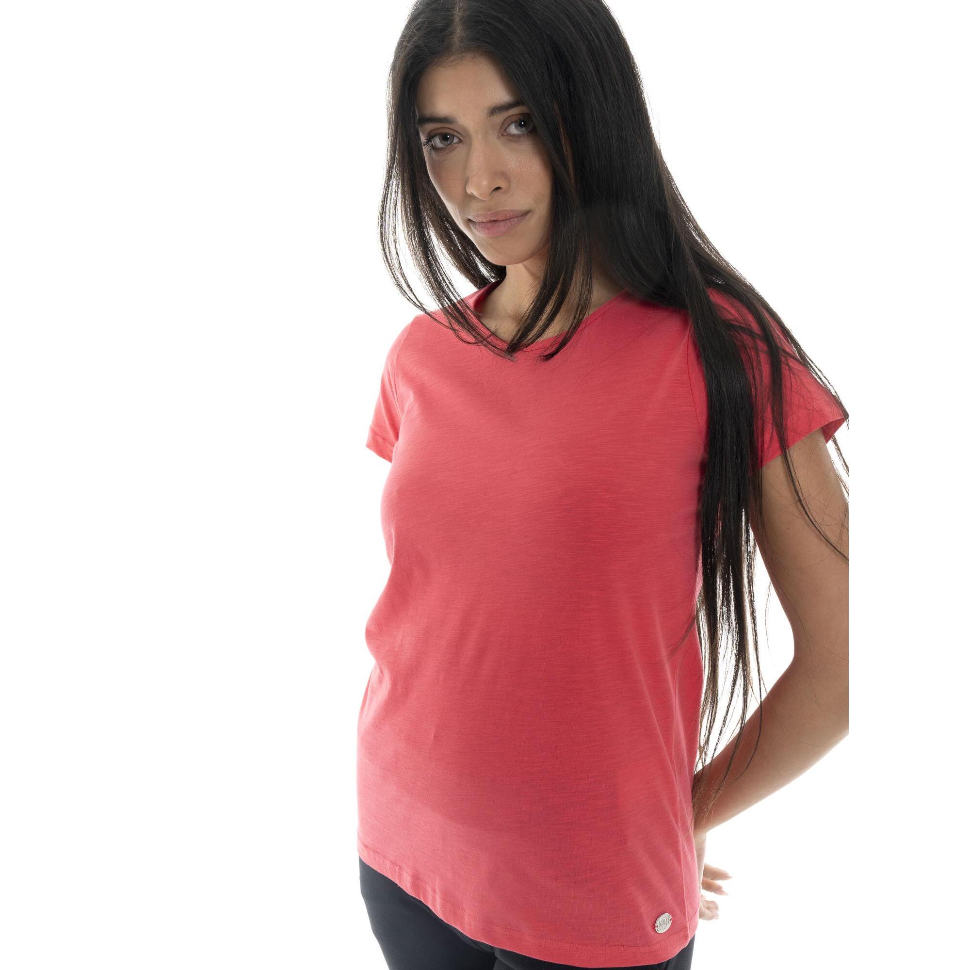 T-shirt da donna a maniche corte Leone Basic