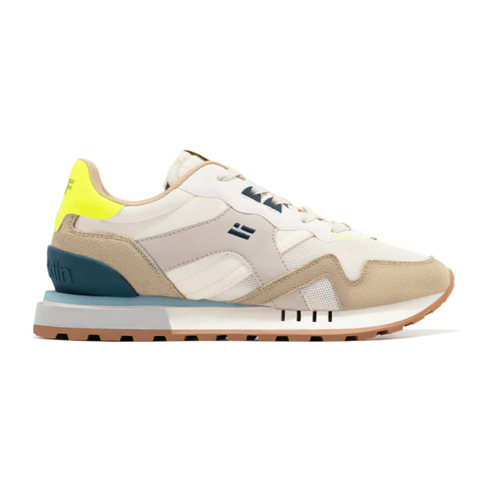 Zapatillas Deportivas Hombre Vibla Zig Patch Beige