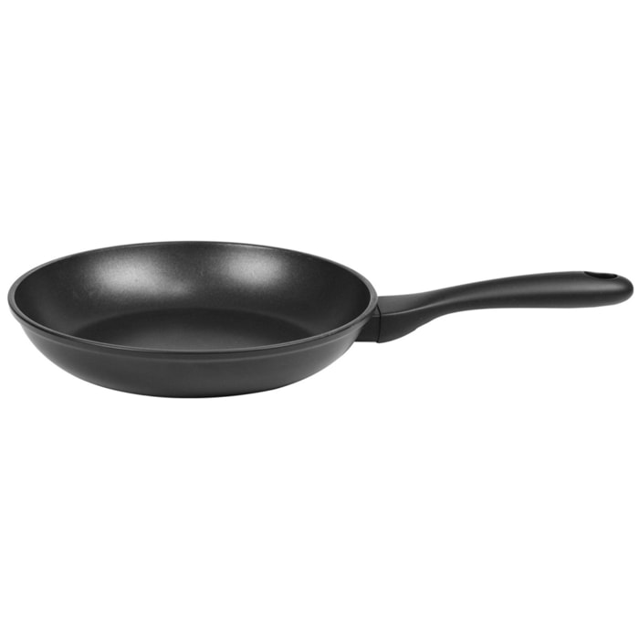 Poêle antiadhésive en aluminium poignée fixe noire