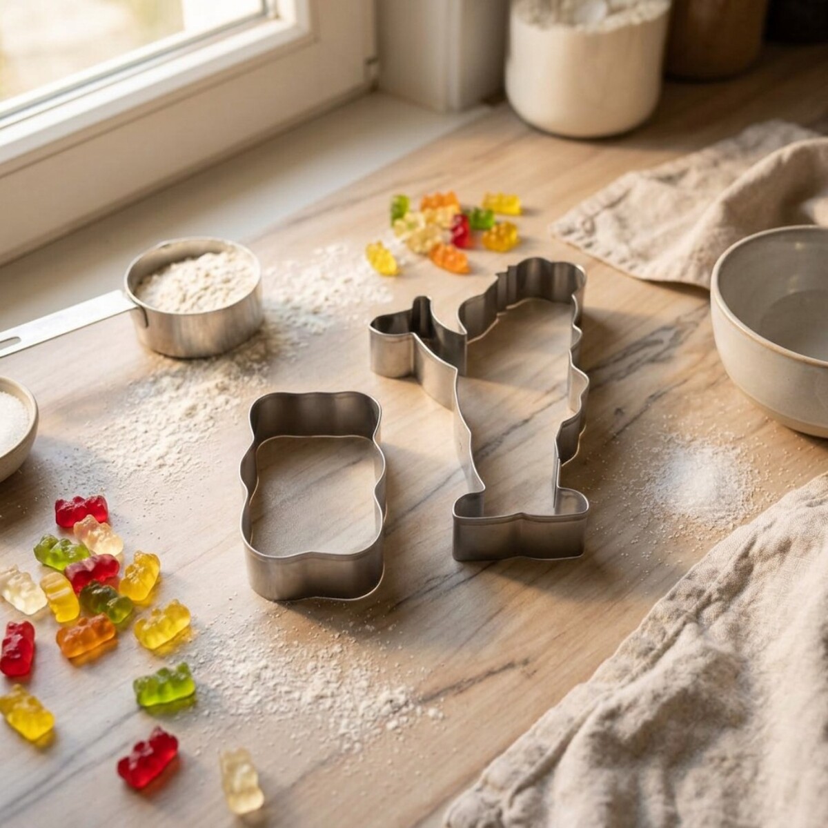 Lot de 2 emporte-pièces nounours Zenker par Haribo