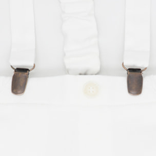 BERMUDA CON TIRANTES SARGA BLANCA