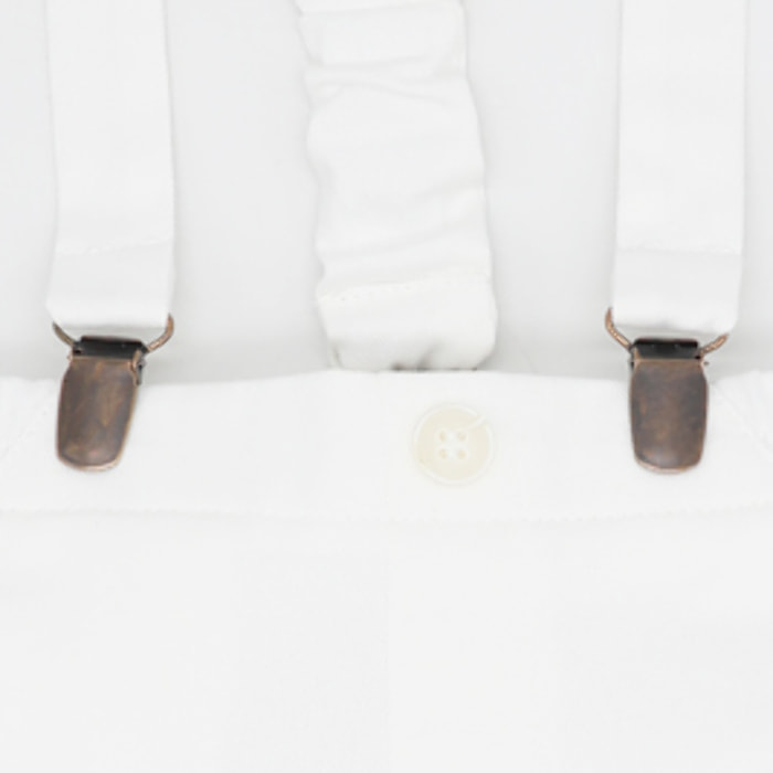 BERMUDA CON TIRANTES SARGA BLANCA