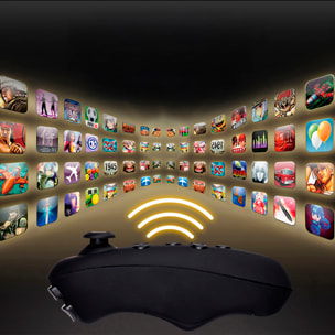 Telecomando Bluetooth con 4 modalità di utilizzo. Compatibile con Android, PC e IOS.