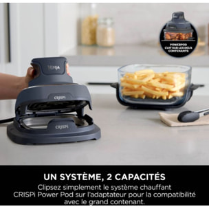 Friteuse sans huile NINJA CRISPi 4-in-1 Gris Cyber Space FN101EUGY