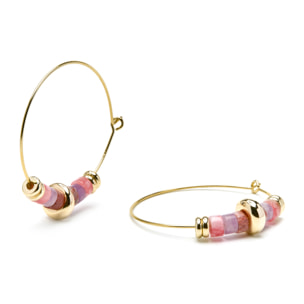 Pendientes Darkba acabado oro amarillo 18k