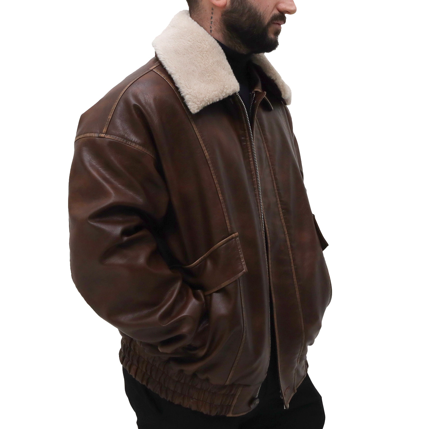 Giubbotto Adulto unisex Tata Italia Marrone