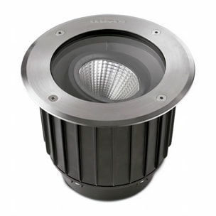 LEDS C4 Empotrable De Suelo IP65-IP67 Gea Cob LED Aluminium Ø223Mm LED 23W 4000K Acero