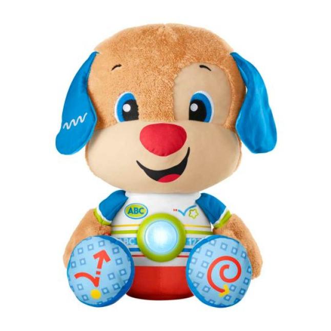 Fisher-Price Il Cagnolino Grande Peluche Musicale Ridi e Impara unisex Fisher-Price Multicolor