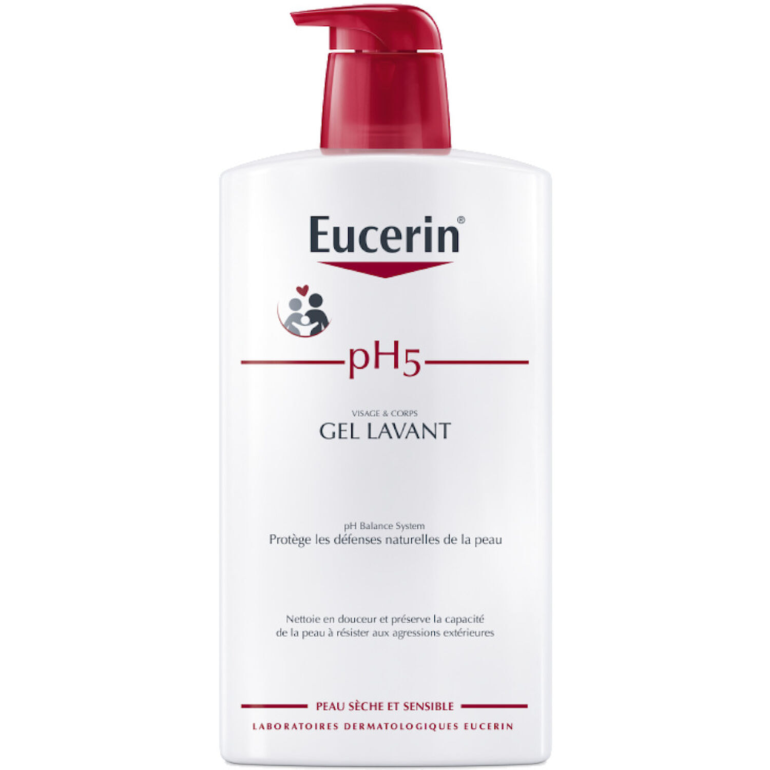 PH5 - Gel Lavant Visage et Corps - Peaux Sèches et Sensibles 1000 ml