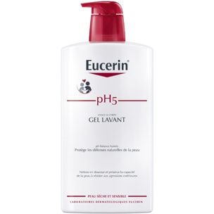 PH5 - Gel Lavant Visage et Corps - Peaux Sèches et Sensibles 1000 ml