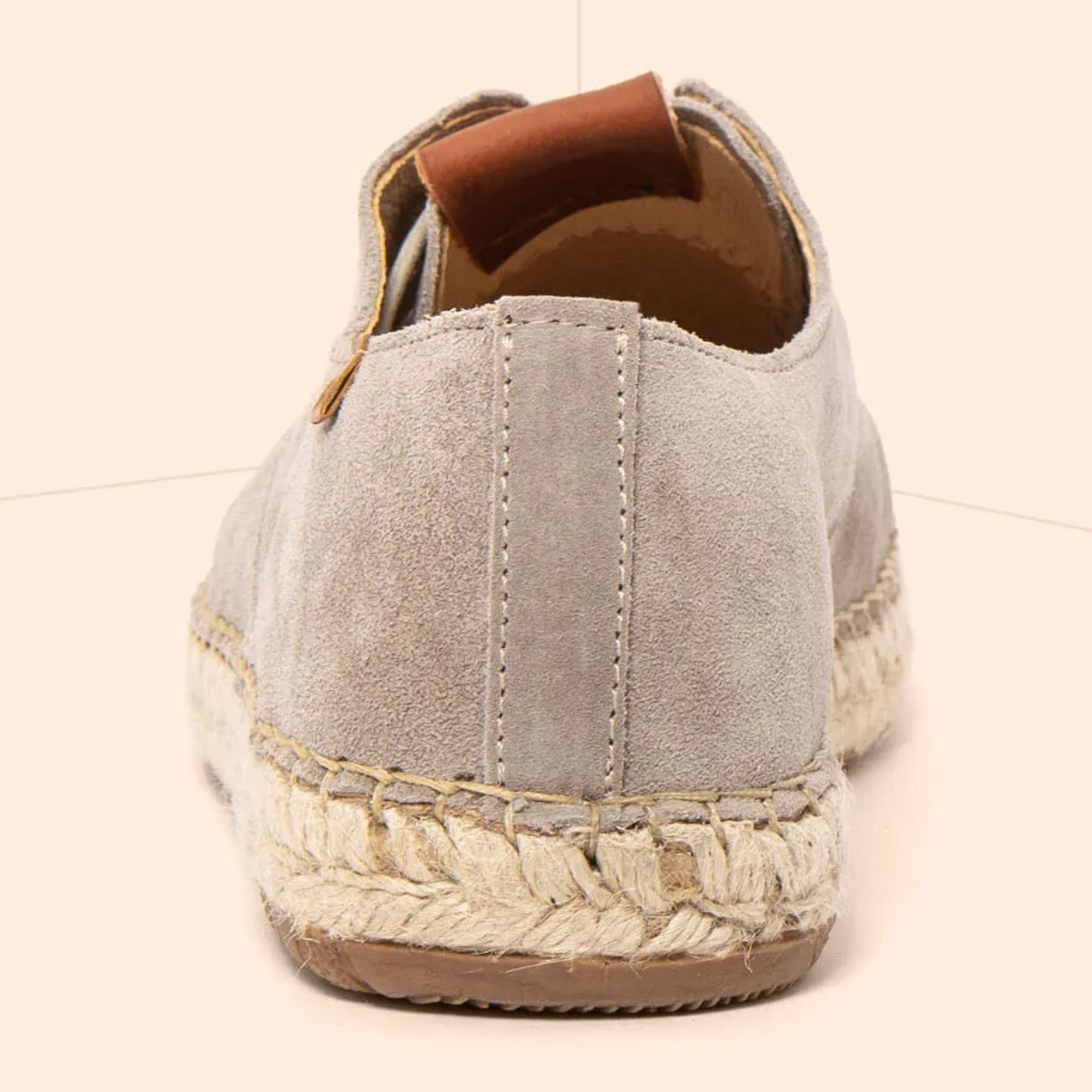 Zapatos N678 SILK SUEDE TAUPE / CAMPOS color Taupe