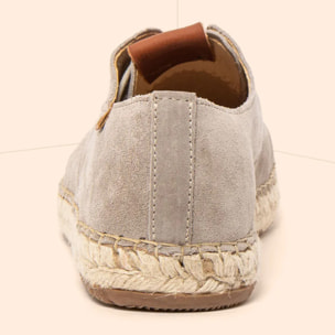 Zapatos N678 SILK SUEDE TAUPE / CAMPOS color Taupe