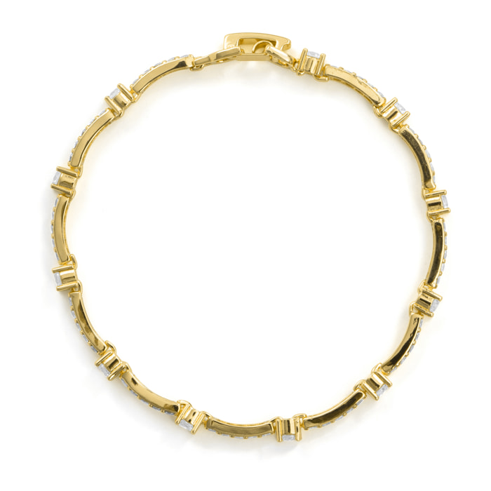 Pulsera Raydowa acabado oro amarillo 18k