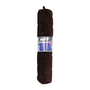 Tapis de bain Microfibre PEBBLE Marron Chocolat MSV
