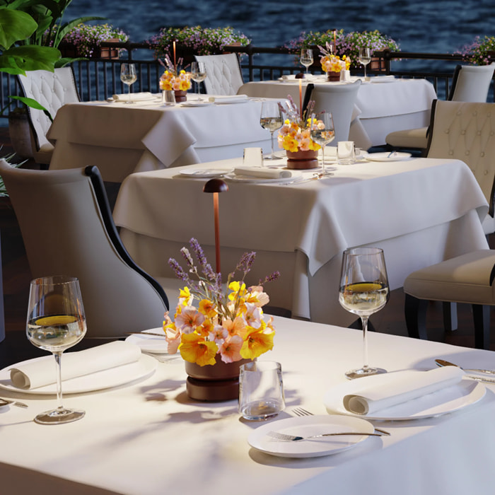 Lampe de table sans fil BASKET H31CM