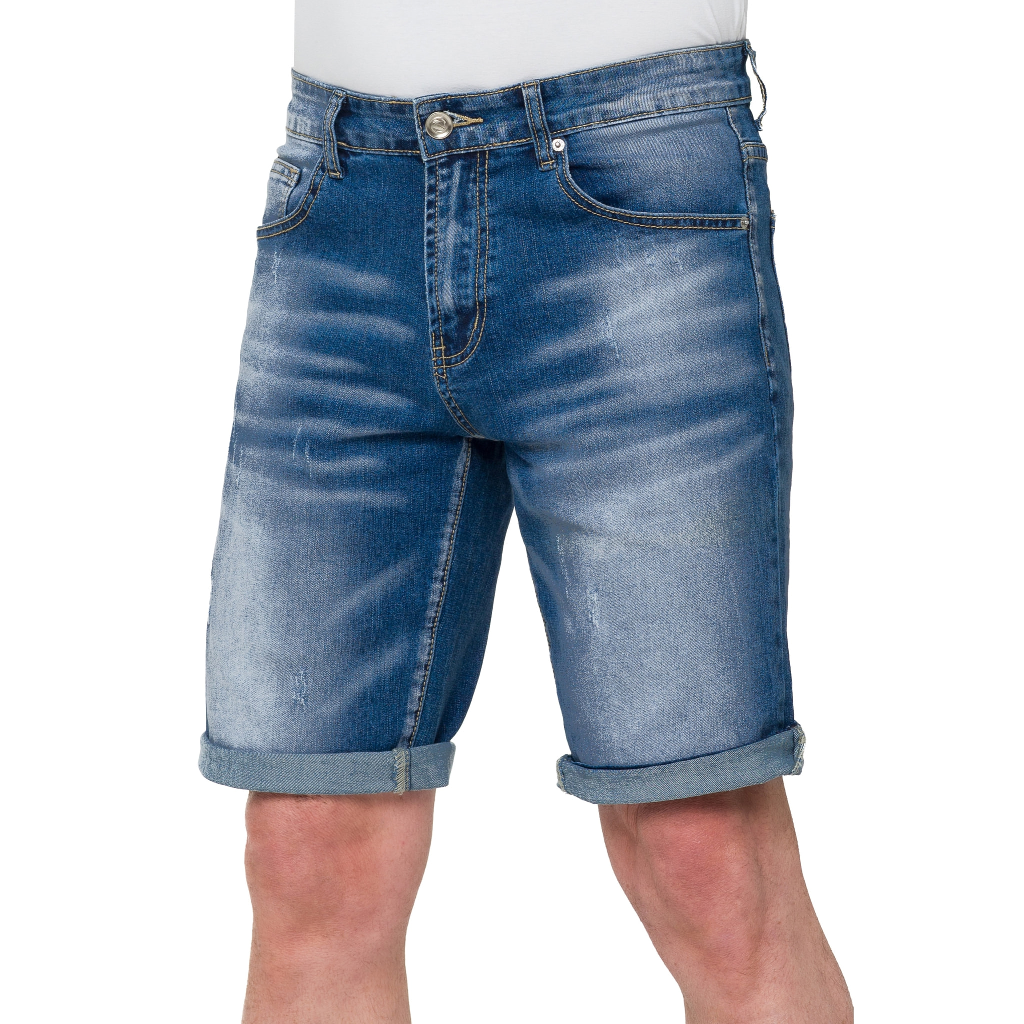 Bermuda denim Hot Buttered Wairoa blu chiaro