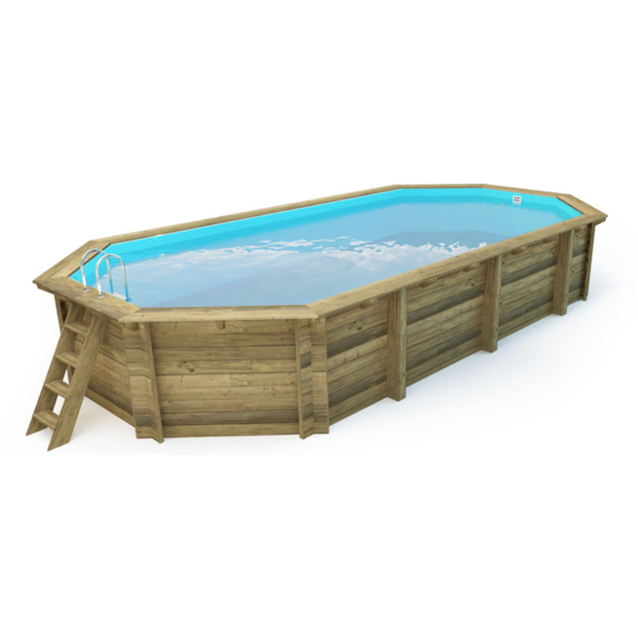 Piscine bois " Sevilla 130" - 8.57 x 4.57 x 1.31 m