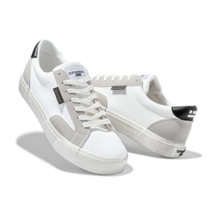 Zapatillas Bajas de Hombre Echo Basic Blanco y Negro D.Franklin