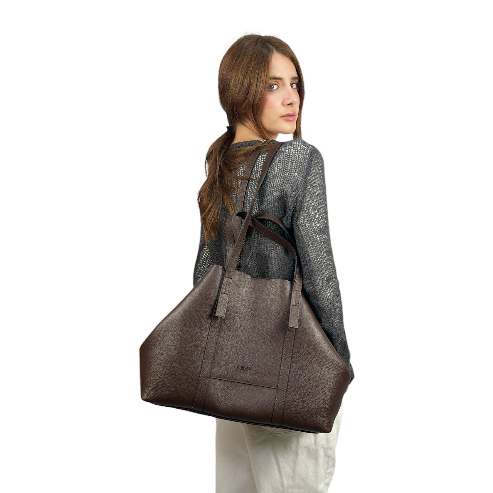 Borsa a spalla Cheval Firenze Formentera F/W Marrone