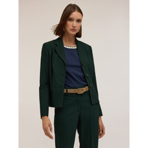 Motivi - Chaqueta blazer corta - Verde
