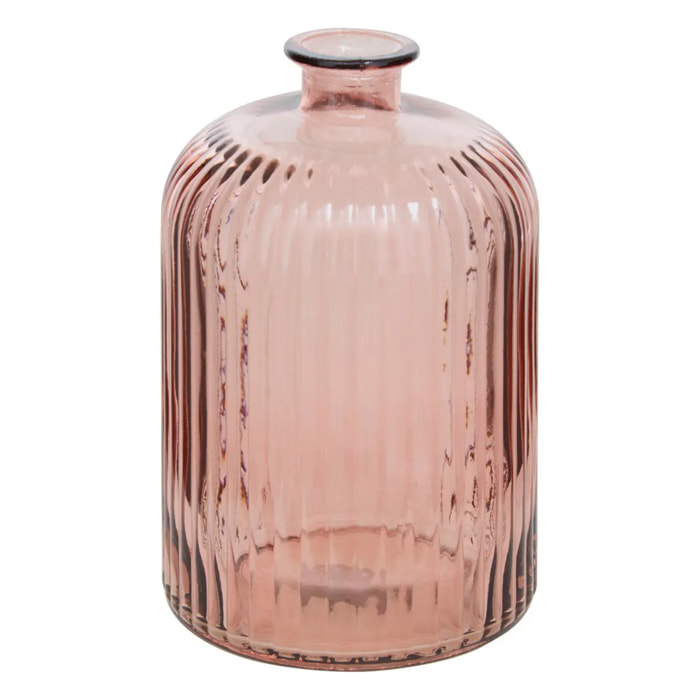 Vase Luz rose H23cm