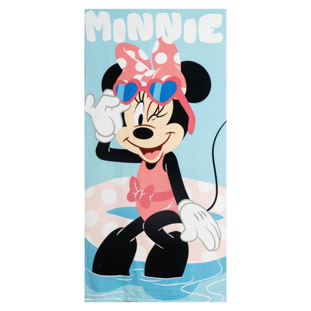 Set de Toalla y Gafas de Natación de Minnie - 24x34x6 cm - Color:Azul