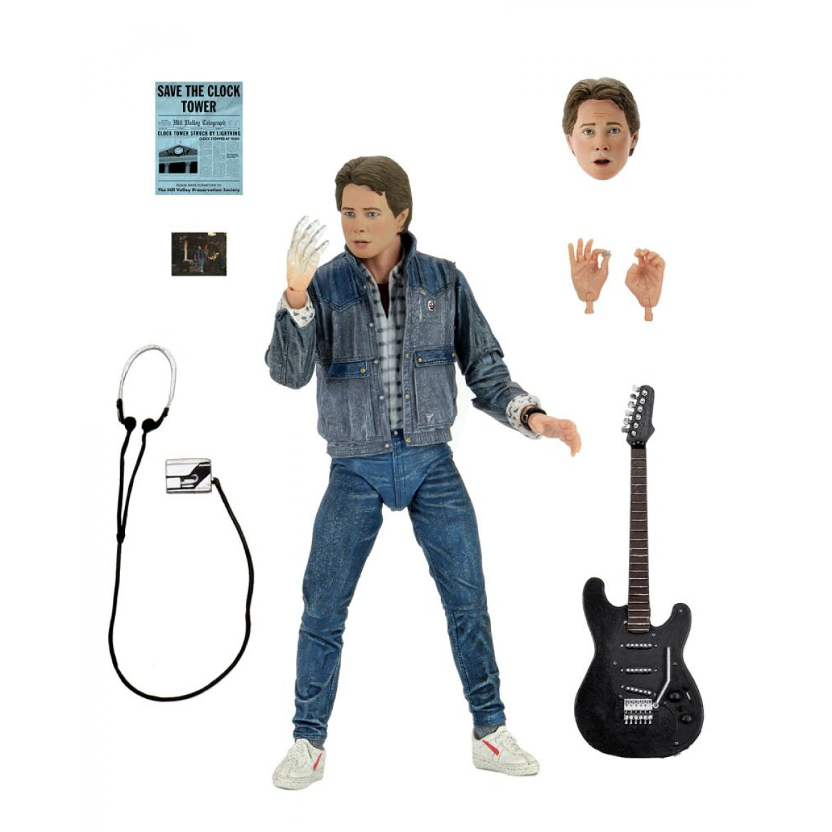 Ritorno Al Futuro Statua Marty Mcfly Ultimate Audizione Action Figura 18 cm Neca