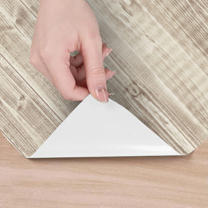 Revêtement sticker sol - PARQUET BOIS DU NEVADA - Rouleau adhésif Protection Anti-dérapant