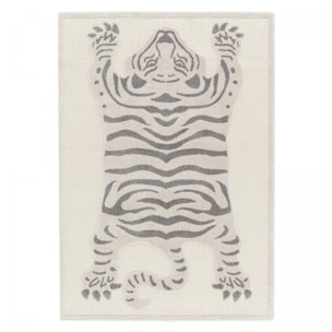 Tapis salon et chambre tissé motif animaux BOMI