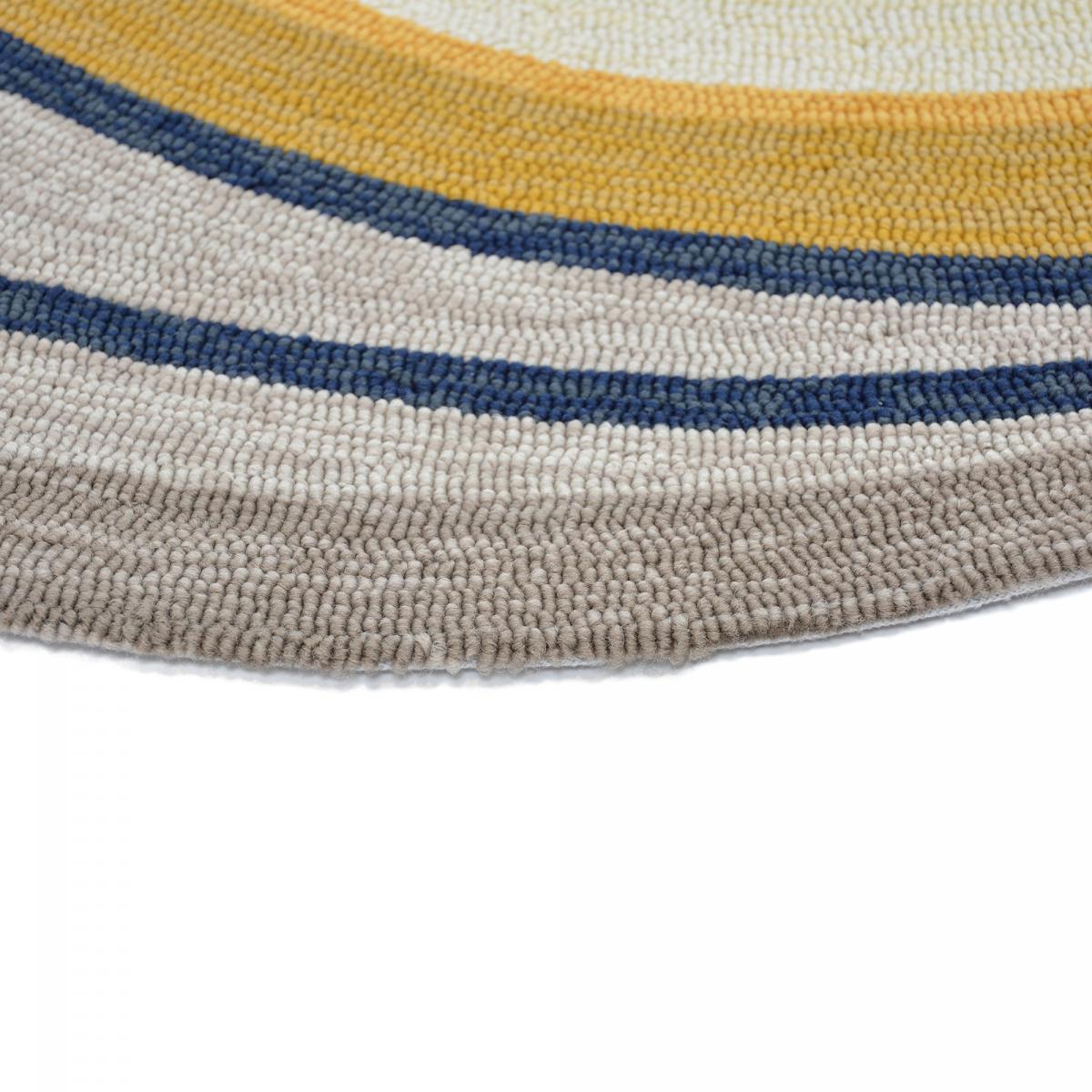 Tapis extérieur tissé kilim rectangle KAFI