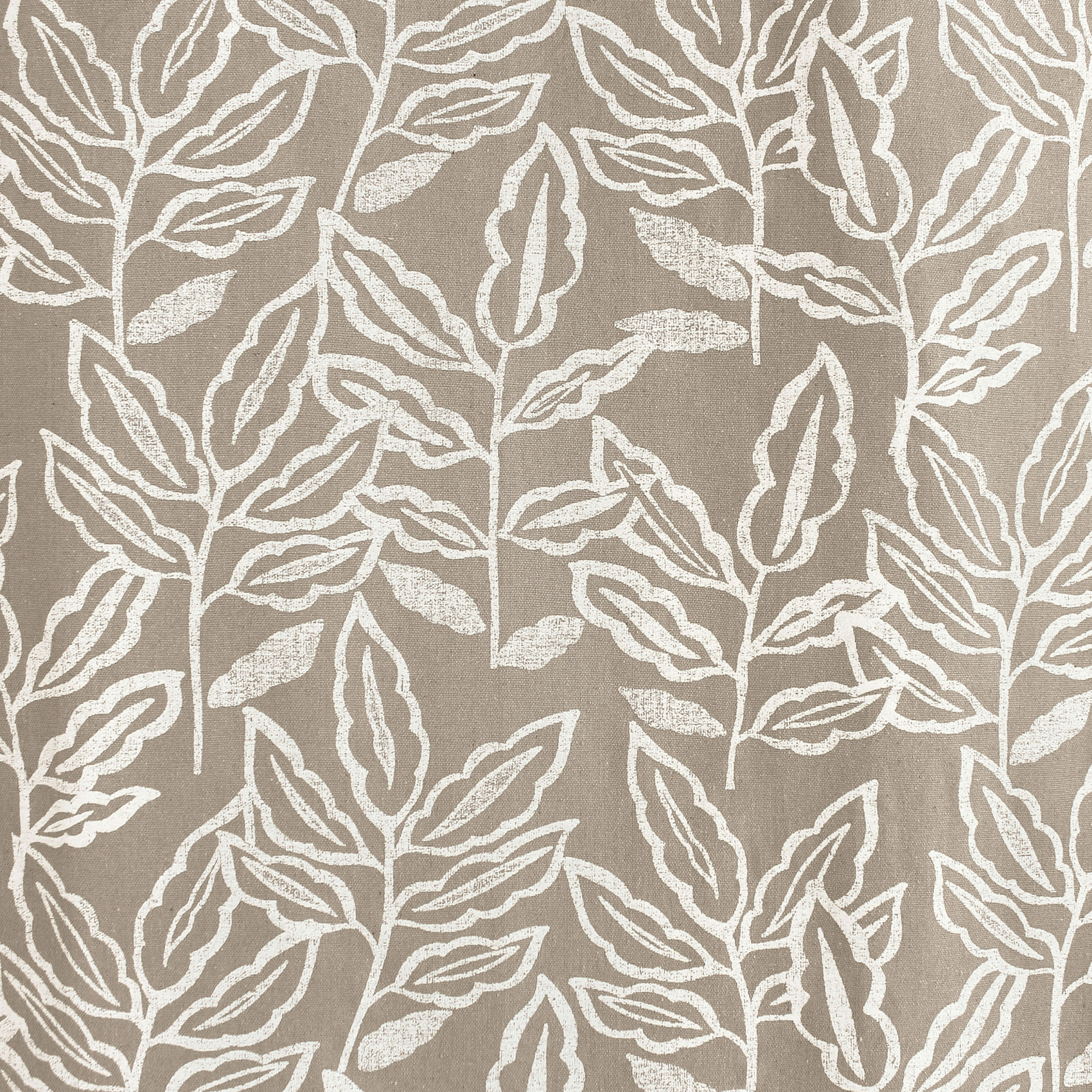 Rideau à oeillets en coton recyclé Chambray - Naturel