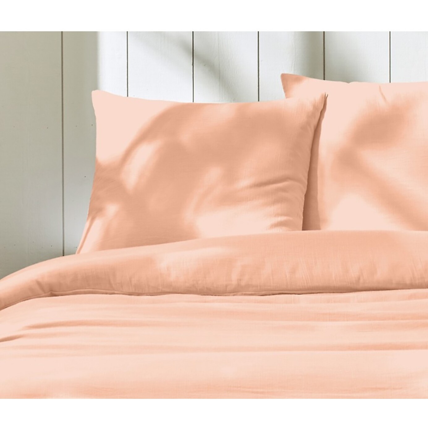 PARURE HOUSSE DE COUETTE 2 PERS 240x220 en gaze de coton - COTON IVOIRE