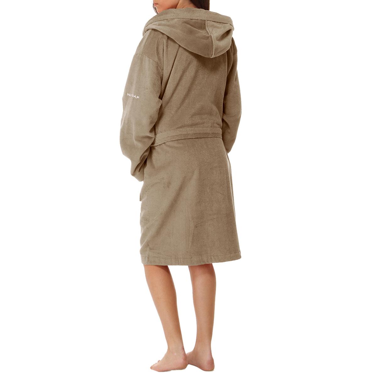 Peignor mixte CASUAL - coton 380 g/m2 vison