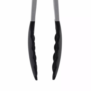 Pinzas de cocina h.34 cm acero inoxidable con puntas de silicona expert san ignacio