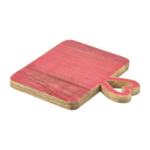 J-Line plateau - bois - rose