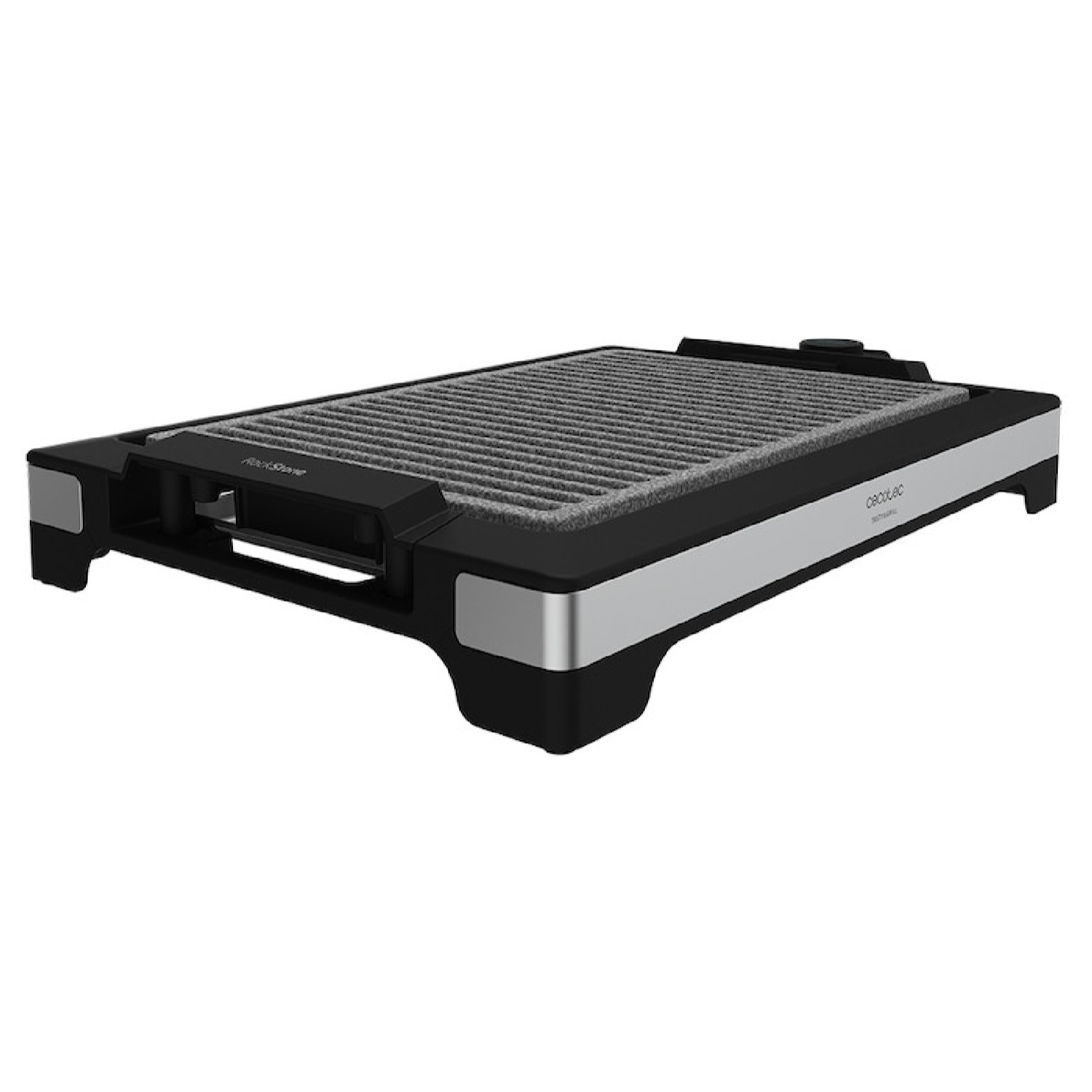 Cecotec Plancha de asar eléctrica Tasty&Grill 2000 Inox LineStone. Potencia 2000