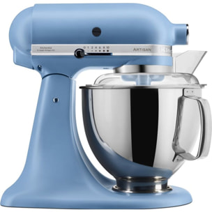 Robot pâtissier KITCHENAID 5KSM175PSEVB bleu velvet, 4,8 L, bol avec poignée + bol 3 L, batteur souple et couvercle