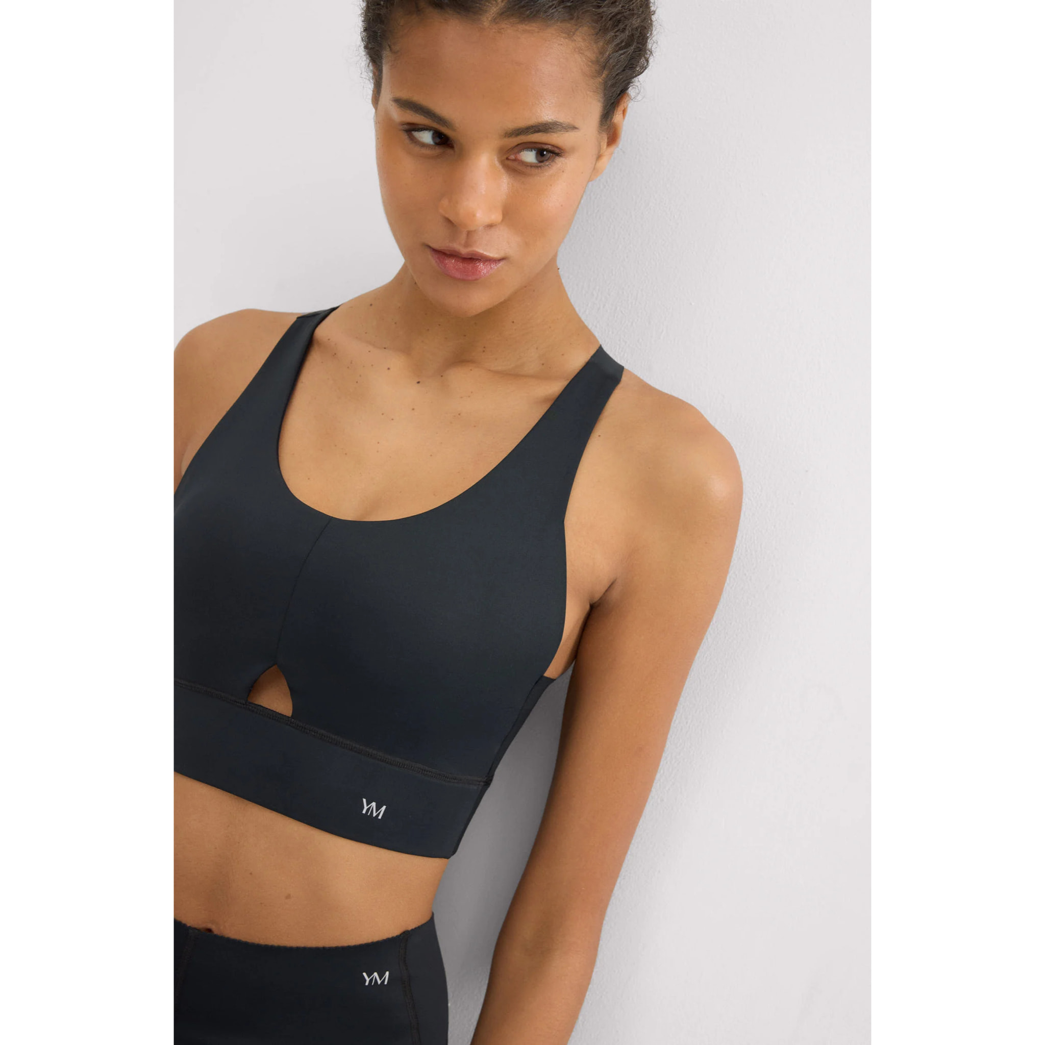 Reggiseno sportivo compressivo nero