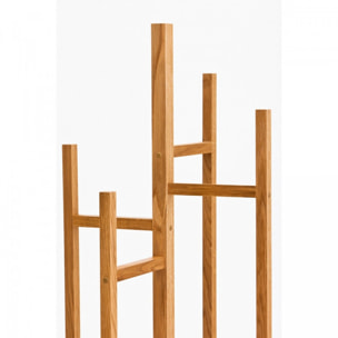 Eigen - Porte-manteaux design bois massif - Bois clair.