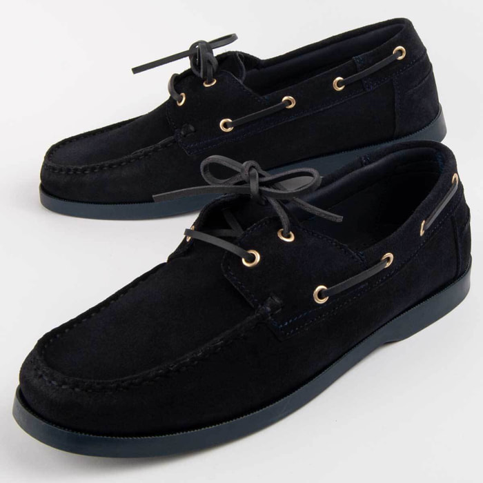 Náutico De Piel - Azul