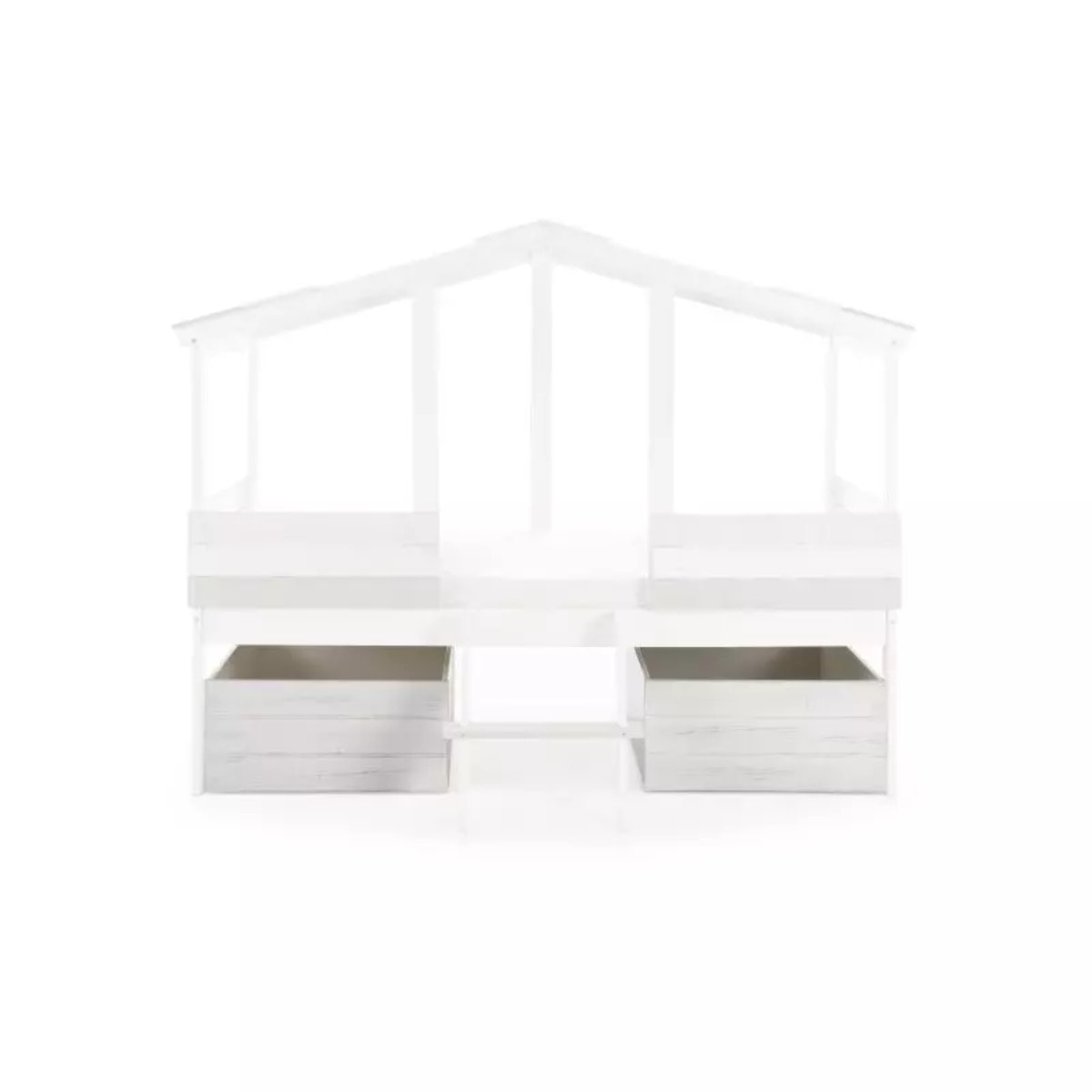 Pack 2 cajones Iliada Blanco - Vintage White