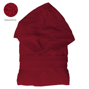Accappatoio unisex con cappuccio e tasche