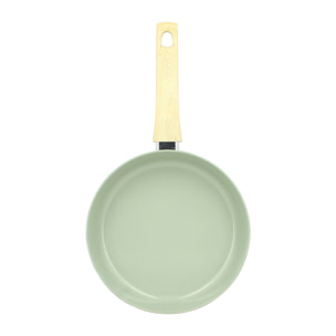 Poêle en revêtement céramique 24cm céladon - tous feux COLORAMA